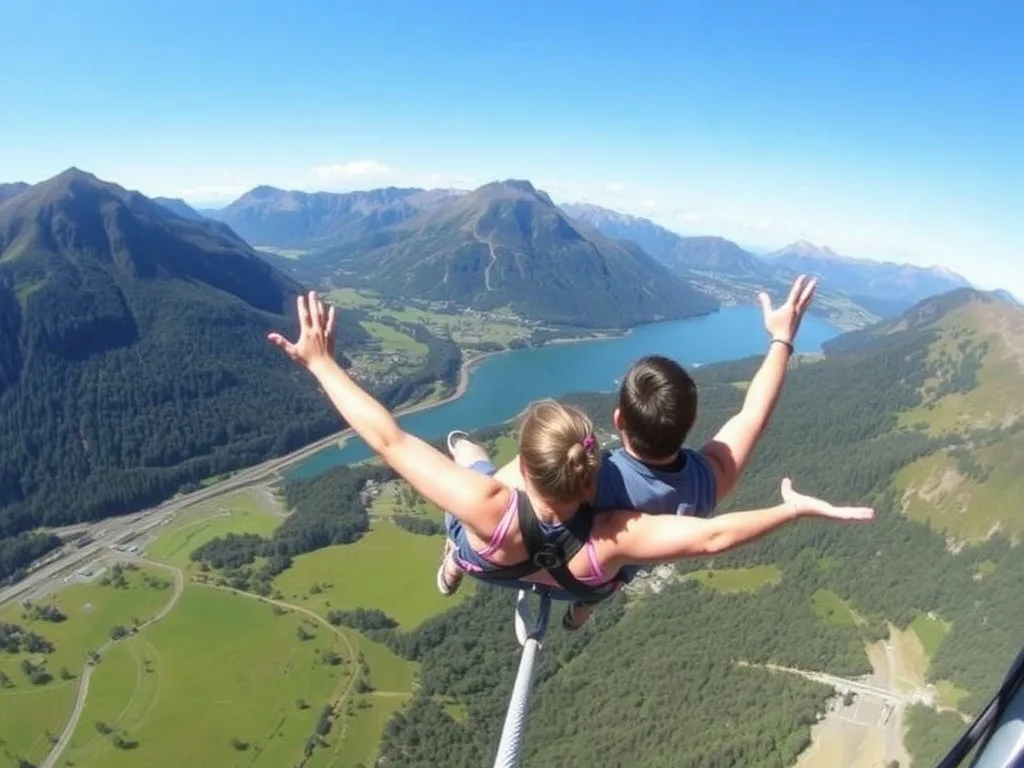 Extreme Sports: 7 Thrilling Destinations! 3 Bungee Jumping in New Zealand