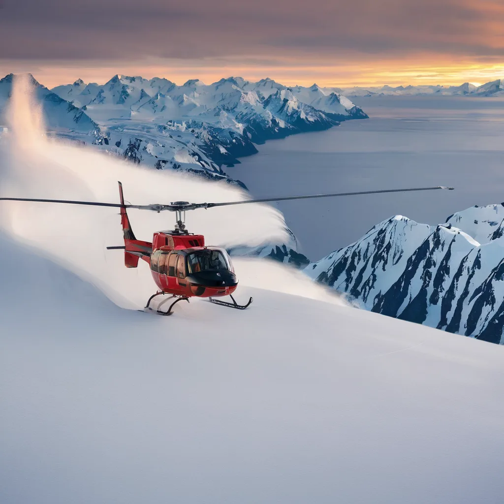 Extreme Sports: 7 Thrilling Destinations! 6 HeliSkiing in Alaska Untouched Powder Paradise