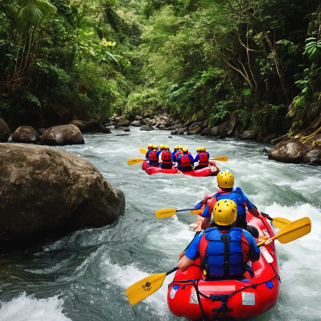 Extreme Sports: 7 Thrilling Destinations! 5 Whitewater Rafting in Costa Rica Navigate Rapids