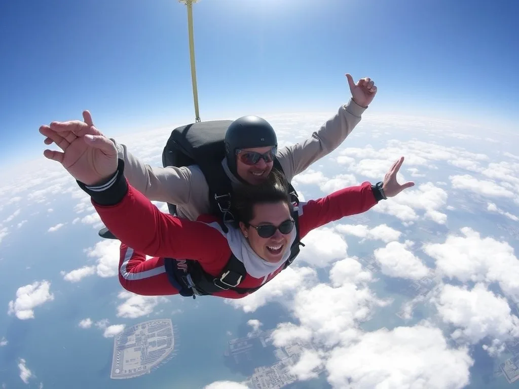 Extreme Sports: 7 Thrilling Destinations! 1 skydiving in dubai