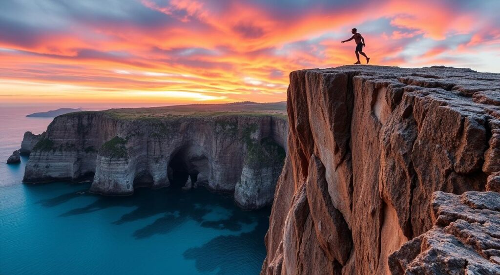 cliff diving cliff diving