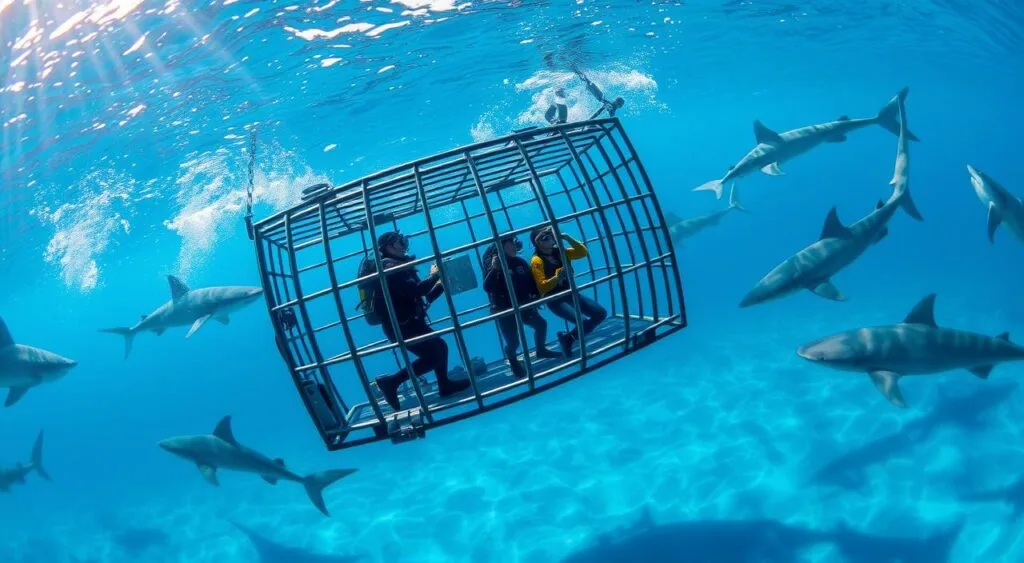shark cage diving safety shark cage diving safety